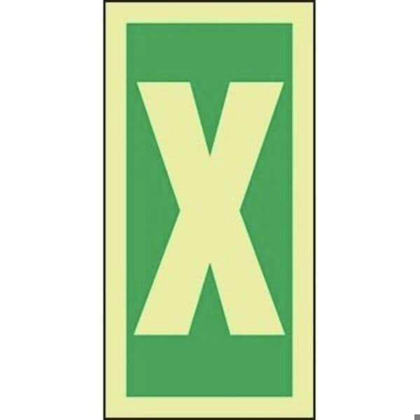 Accuform IMO CHARACTERS 6 in X 3 in DURA LUMIGLOW MLMR344GE - main